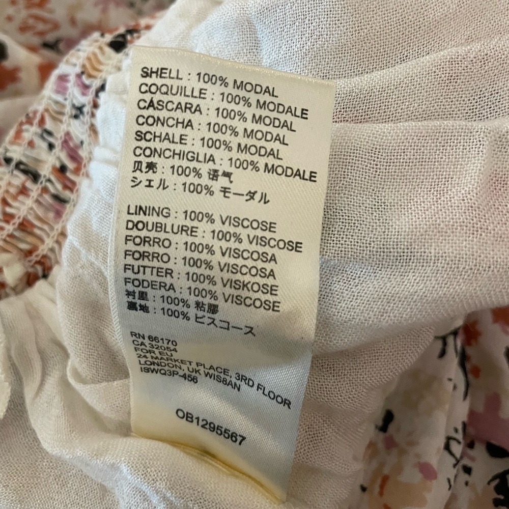 Free People Pretty Daze Ivory Floral Print Maxi Skirt - Picture 9 of 9